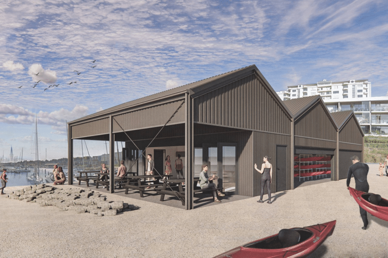 Det Blå Foreningshus ved Aarhus Lystbådehavn | Aarhus Kommune